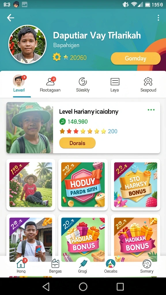 Screenshot aplikasi 88MAIN menampilkan mode permainan yang seru.
