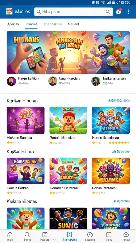 Grafik cerah yang memikat hati.