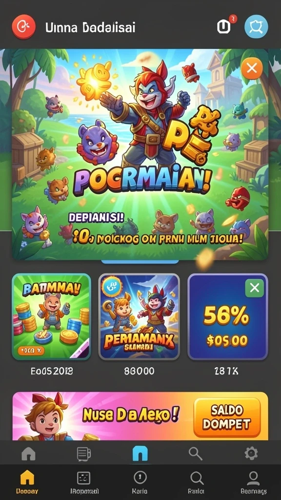 Misi petualangan di hutan magis.