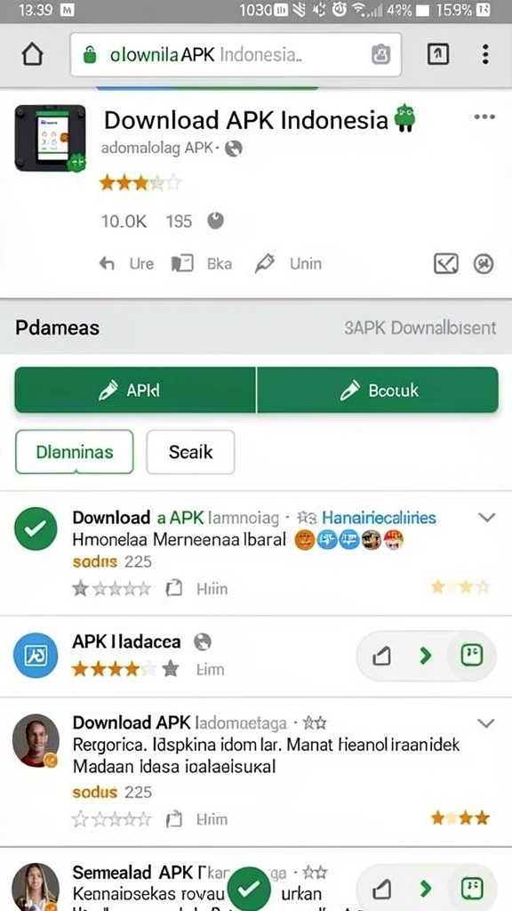 Screenshot fitur komunitas untuk berbagi strategi.