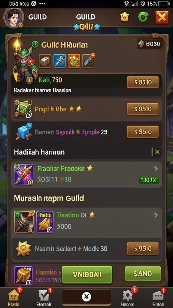Screenshot dari komunitas yang aktif dan interaktif.