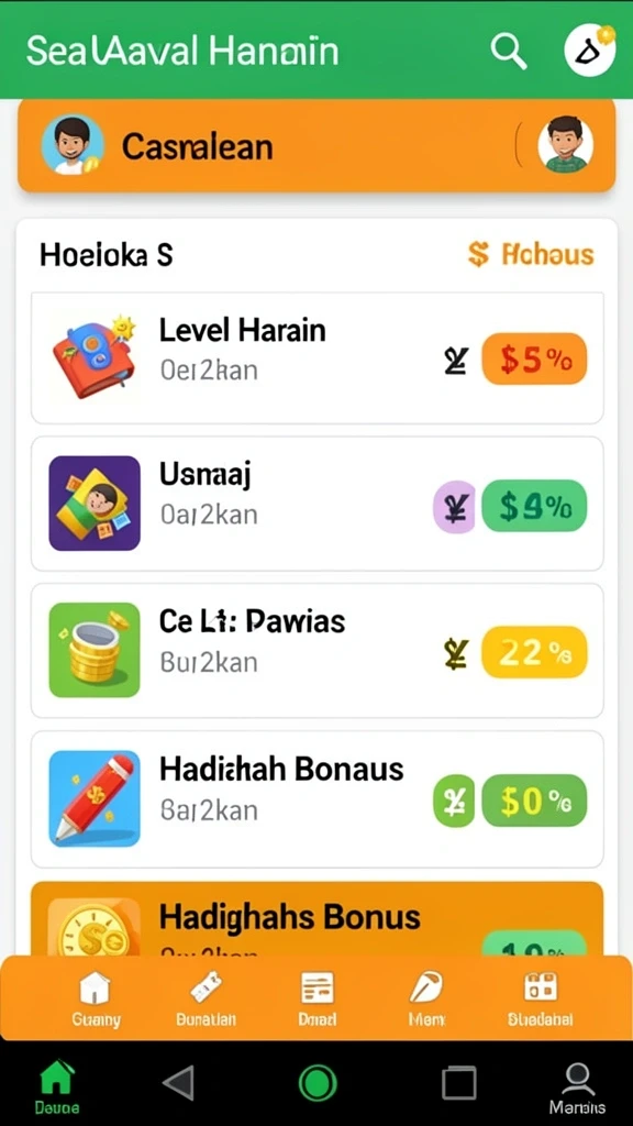 Tampilan utama DANA777 yang menarik dan intuitif.