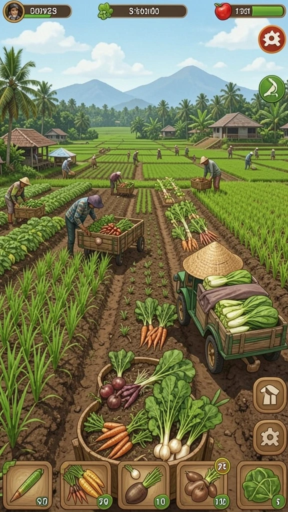 Visual game yang menawan dan detail yang apik.