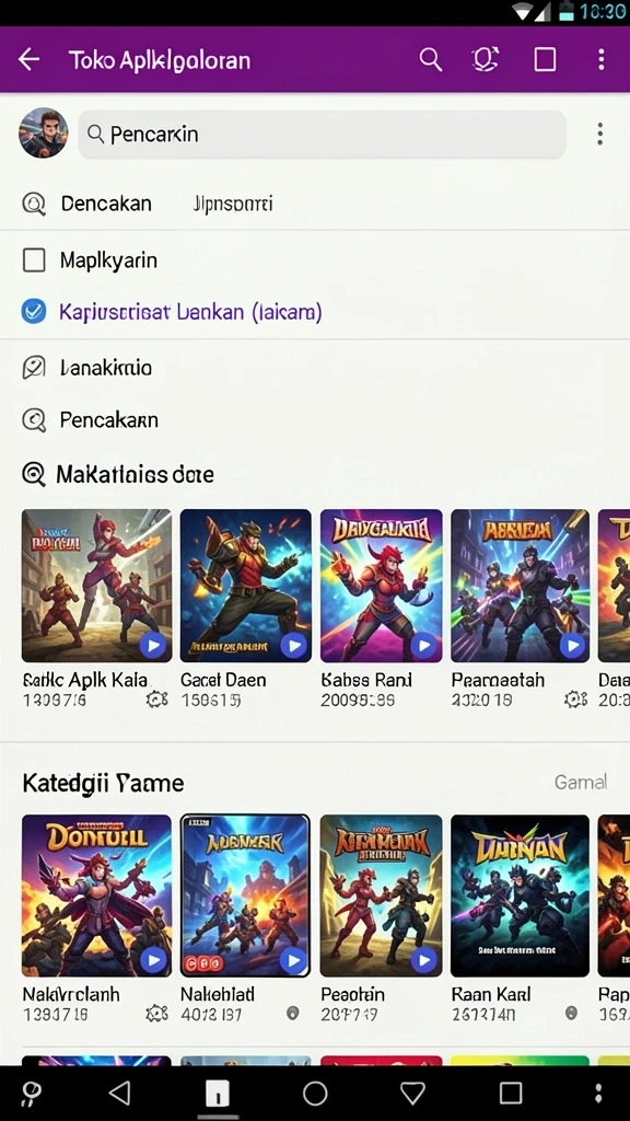 Level-level yang menantang dan bervariasi.