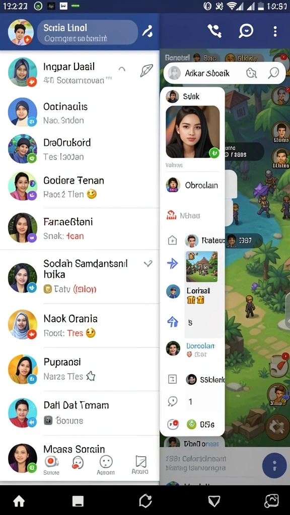 Screenshot menunjukkan momen seru saat menang di level terakhir.