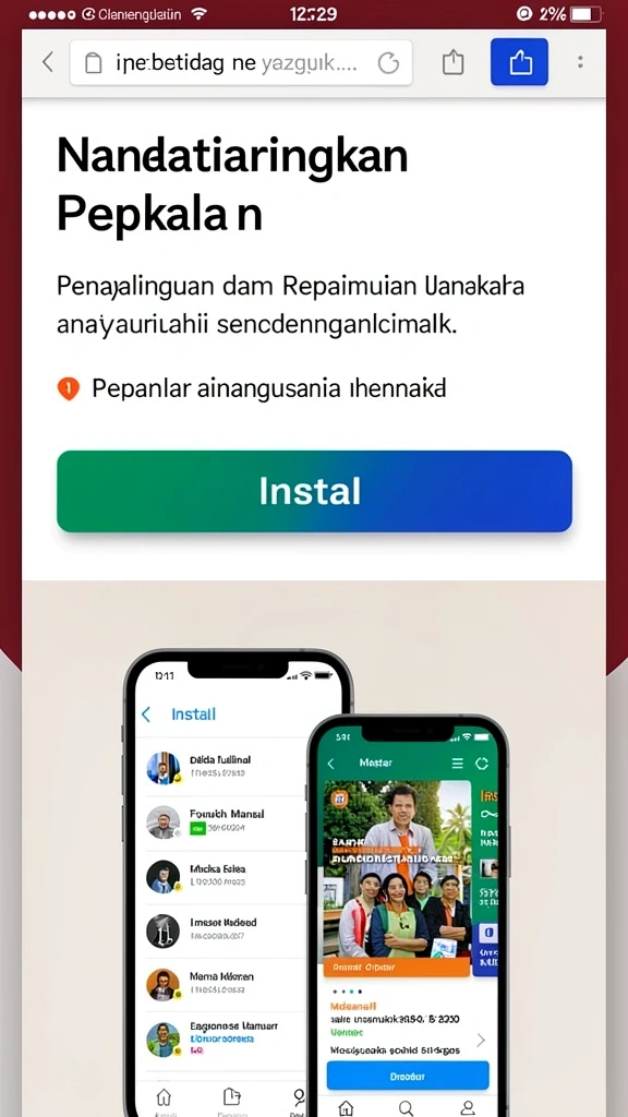 Tampilan antarmuka yang user-friendly.