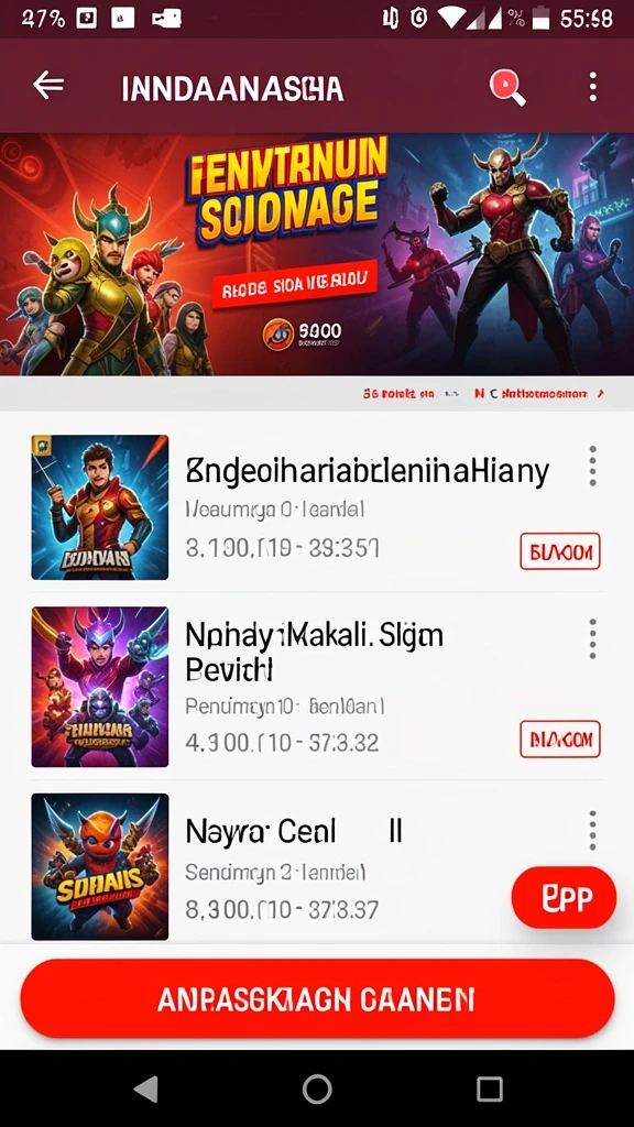 Karakter dengan desain unik untuk meningkatkan pengalaman bermain.