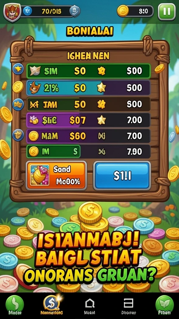 Berbagai karakter unik siap untuk dimainkan.