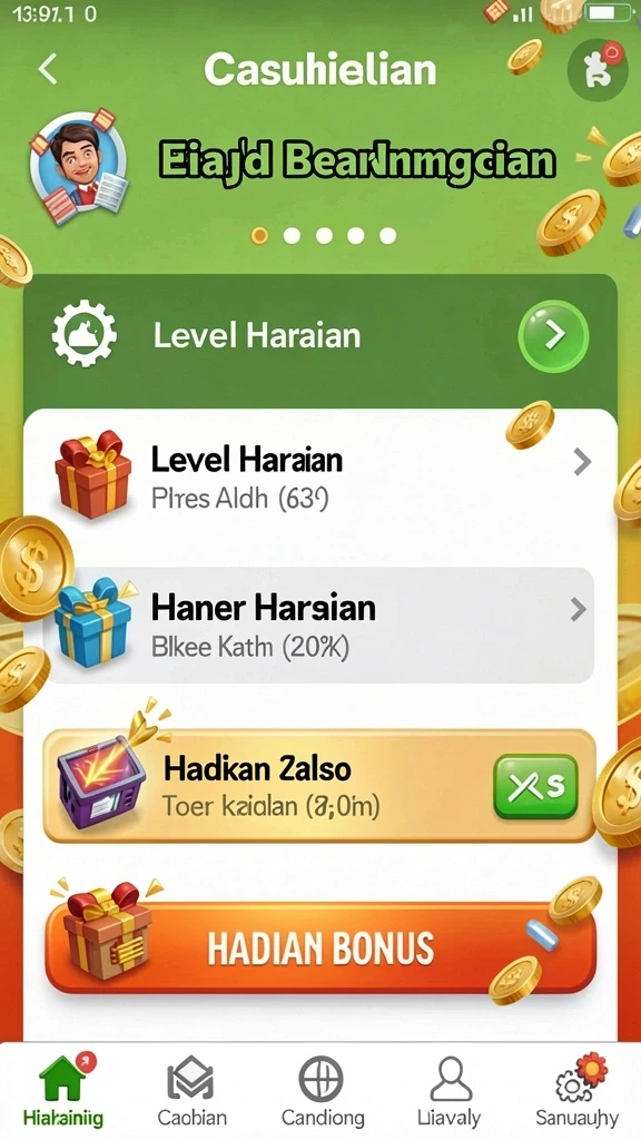 Karakter dengan desain unik dan menarik.