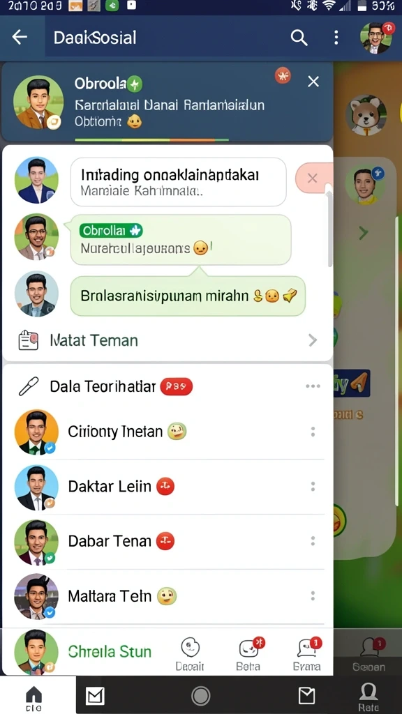 Screenshot menunjukkan misi seru di Monas.