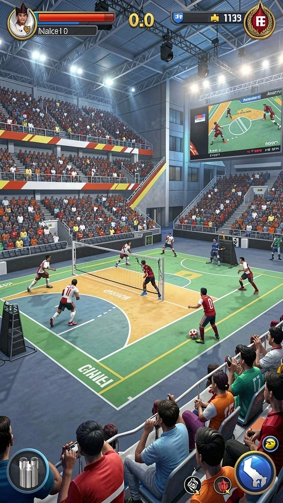 Tangkapan layar menunjukkan fitur multiplayer yang memungkinkan bermain bersama teman.