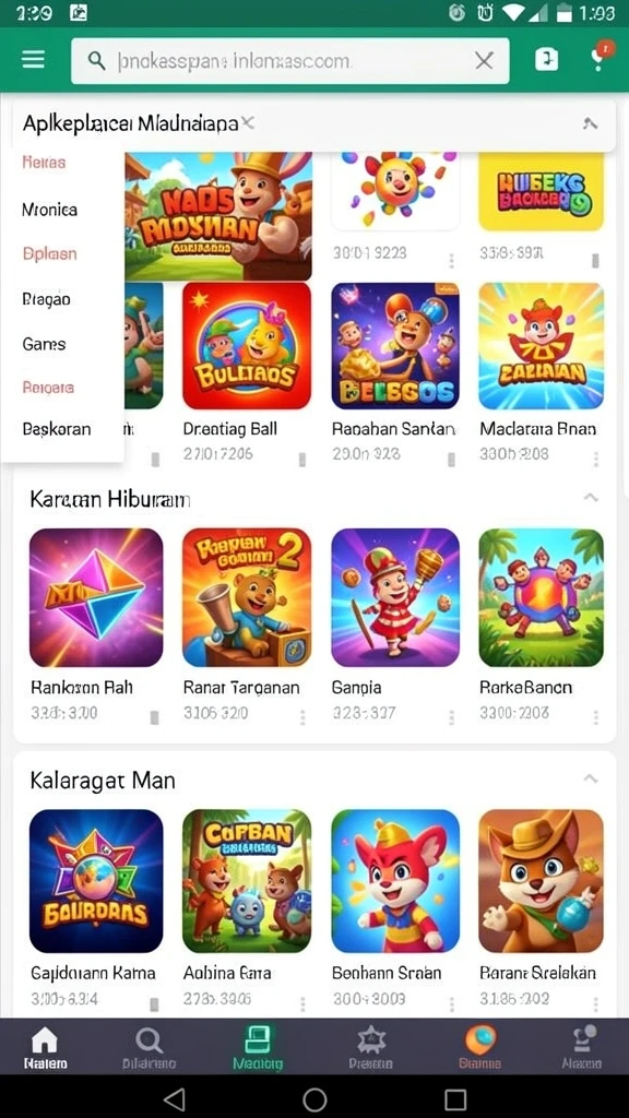 Tampilan awal KENCANA28 yang menarik dan user-friendly.
