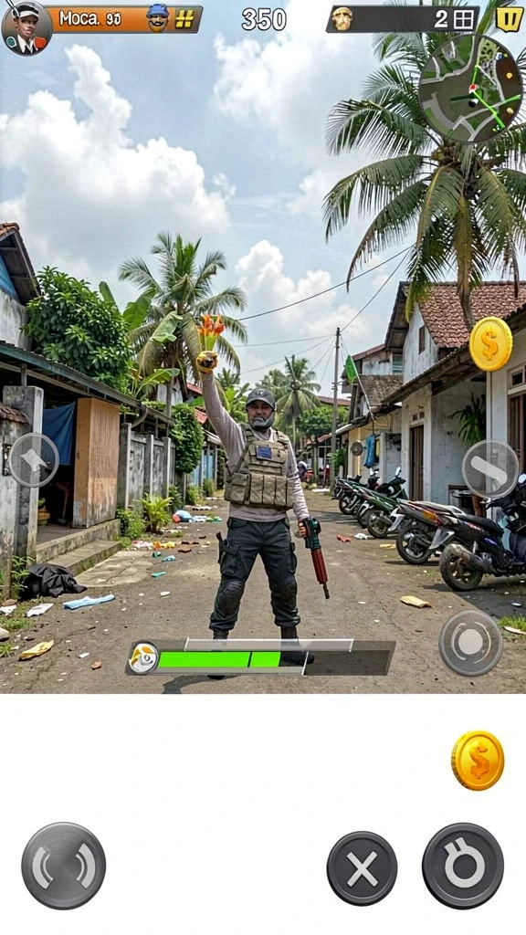 Mode multiplayer memungkinkan kompetisi seru antar pemain.