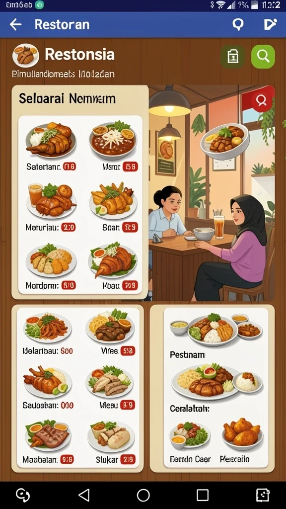 Tampilan grafis yang memukau dan menawan.