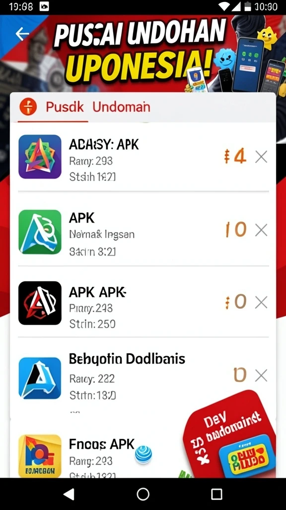 Tampilan awal aplikasi SENIOR4D yang menarik.