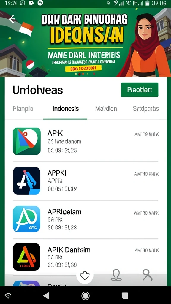 Tangkapan layar menunjukkan pilihan senjata dan alat canggih.