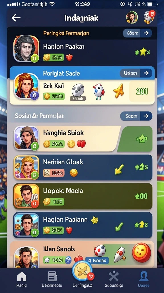 Karakter unik yang dapat disesuaikan.