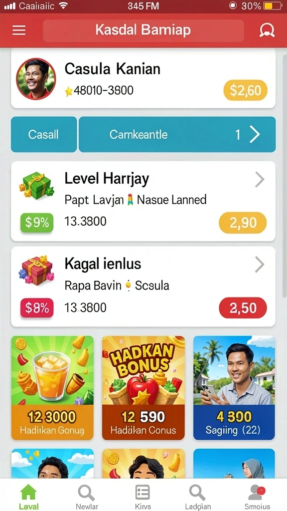Tangkapan layar menunjukkan tantangan misi dengan efek suara terbaik.