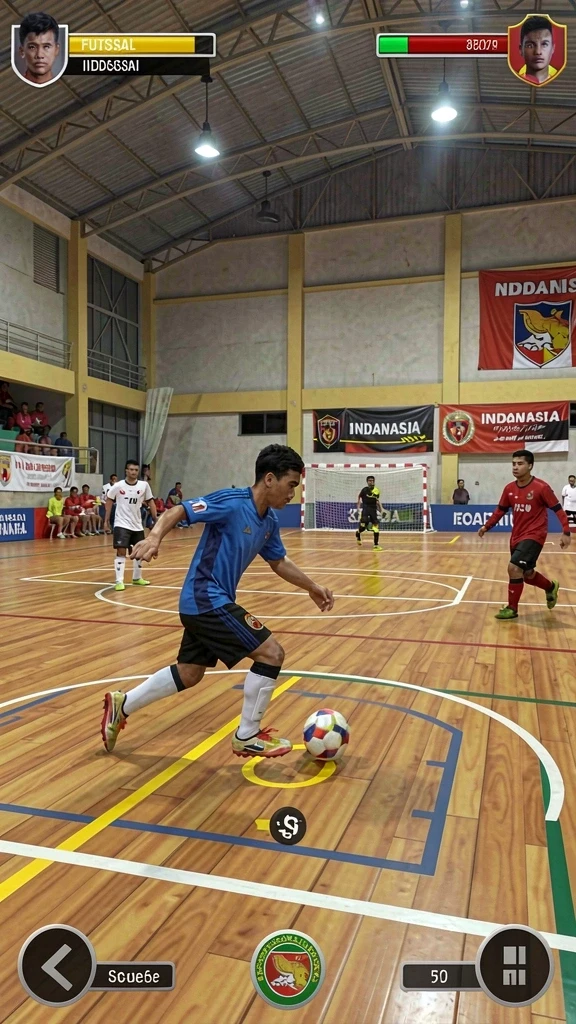 Screenshot ini menunjukkan mode multiplayer yang seru dan interaktif.